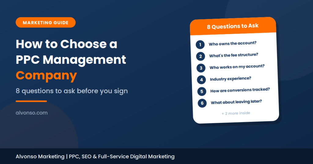 8 questions to ask before hiring a PPC management company